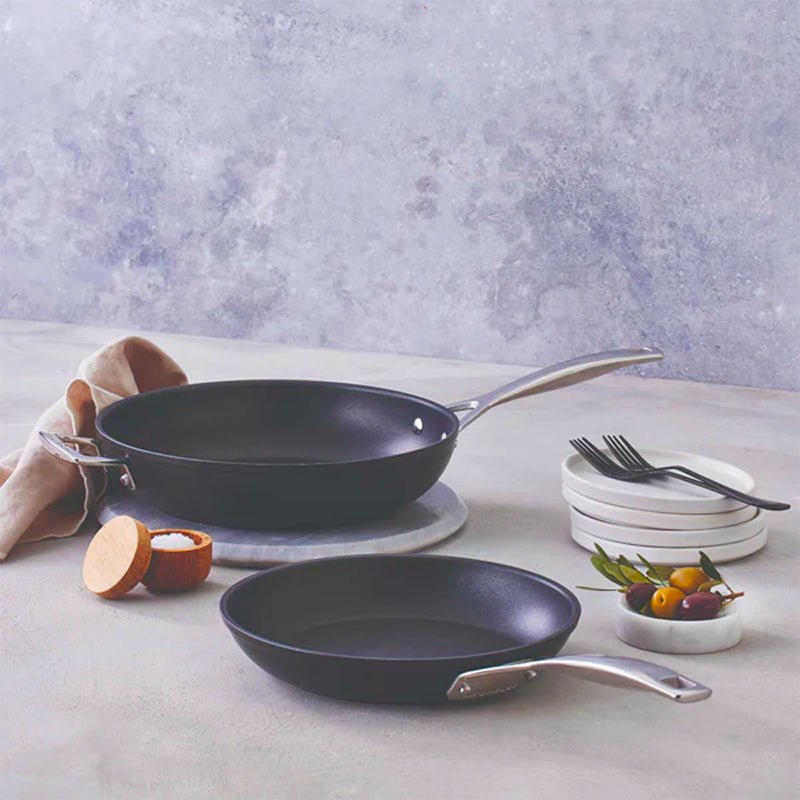 24 28 Cm Le Creuset Tns Set Padelle Antiaderenti In Alluminio