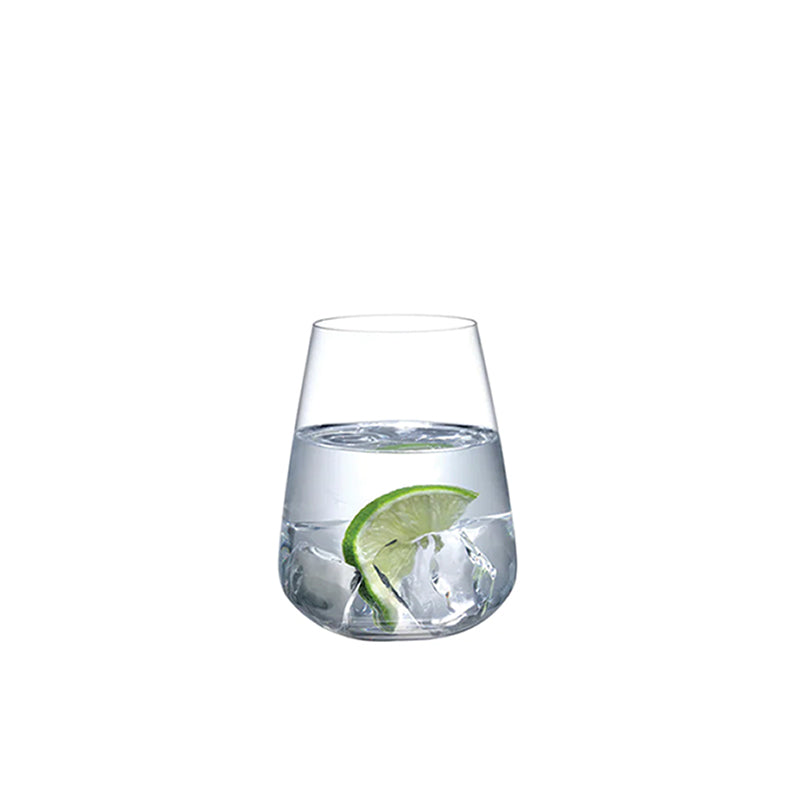 45 Cl Nude Steam Zero Bicchiere Acqua In Vetro Set 2 Pezzi