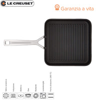 Le Creuset Les Forgees Bistecchiera Quadrata In Alluminio Antiaderente