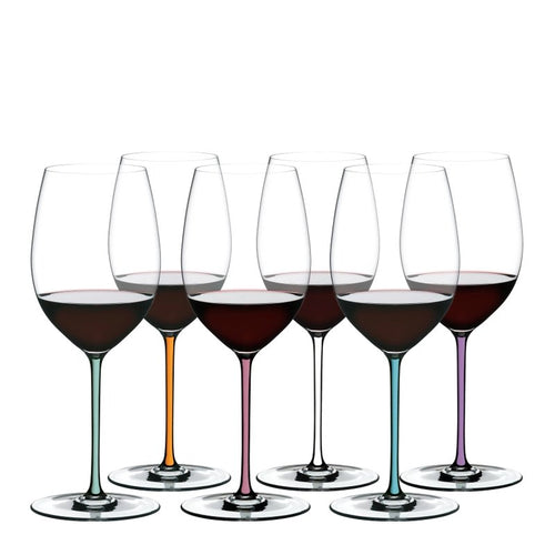62 5 Cl Riedel Fatto A Mano Calice Degustazione Cabernet Merlot In Vetro Set 6 Pezzi