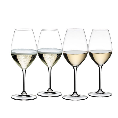 44 Cl Riedel Wine Friendly Calice Multiuso In Vetro Set 4 Pezzi