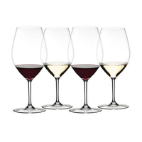 99 5 Cl Riedel Wine Friendly Calice Vino Rosso In Vetro Set 4 Pezzi