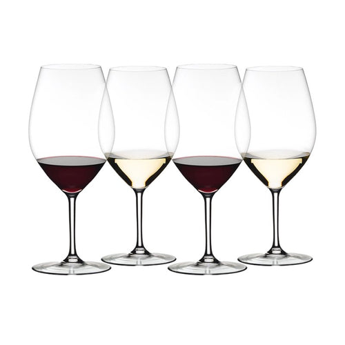99 5 Cl Riedel Wine Friendly Calice Vino Rosso In Vetro Set 4 Pezzi