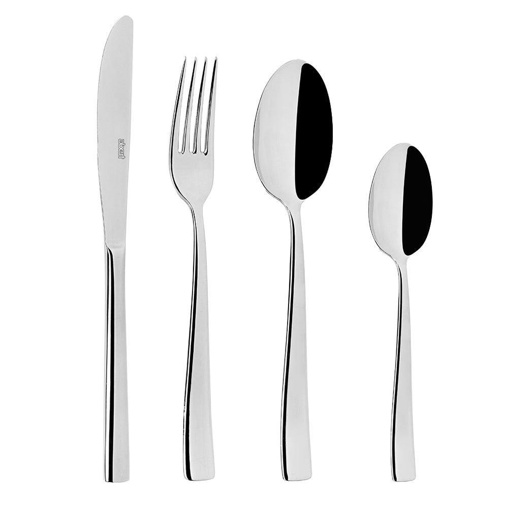 Abert Azzurra Servizio Posate In acciaio Inox 18/C Set 24 Pz