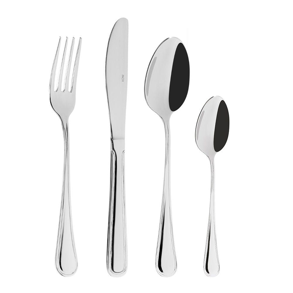Abert England Servizio Posate In acciaio Inox 18/10 Set 24 Pz
