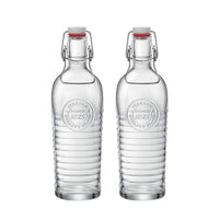 1.2 Liters - Officina 1825 Glass Bottle - Set 2 Pieces