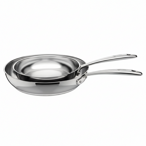 24-28 cm - Accademia Lagofusion Frying Pan Set In Stainless Steel Set of 2