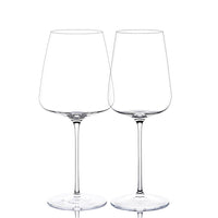 Italesse Etoile Blanc & Noir Extreme Set Calici Vino Rosso e Bianco In Vetro Set 12 Pz