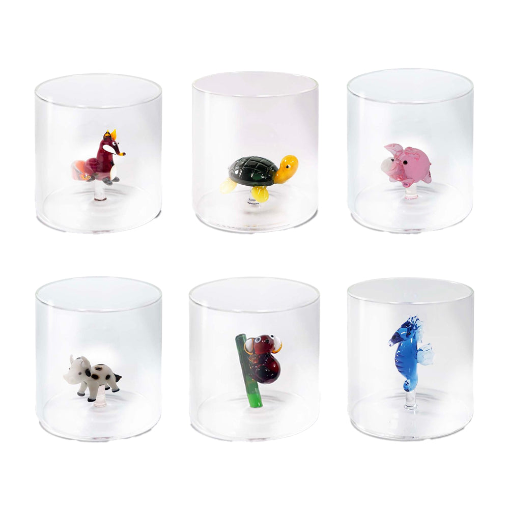 25 cl - WD Lifestyle Monterey Bicchiere Acqua in Vetro Borosilicato Set 6 Pz