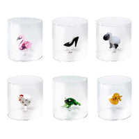 25 cl - WD Lifestyle Monterey Bicchiere Acqua in Vetro Borosilicato Set 6 Pz