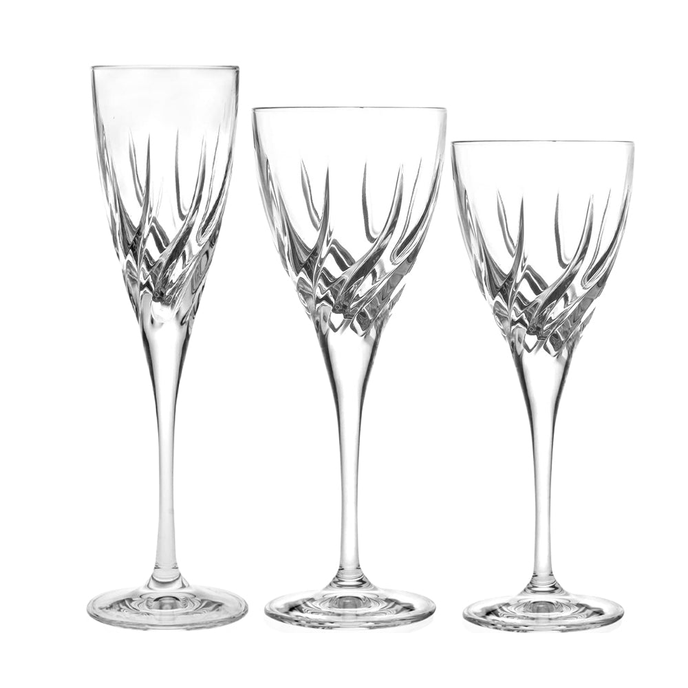 Set de Copas de Vidrio Trix - Set 18 Piezas