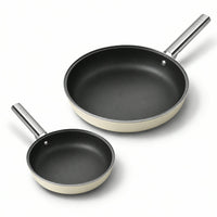 20-28 cm - Cookware Set Lage Koekenpannen van Aluminium met Keramische Coating - Set van 2