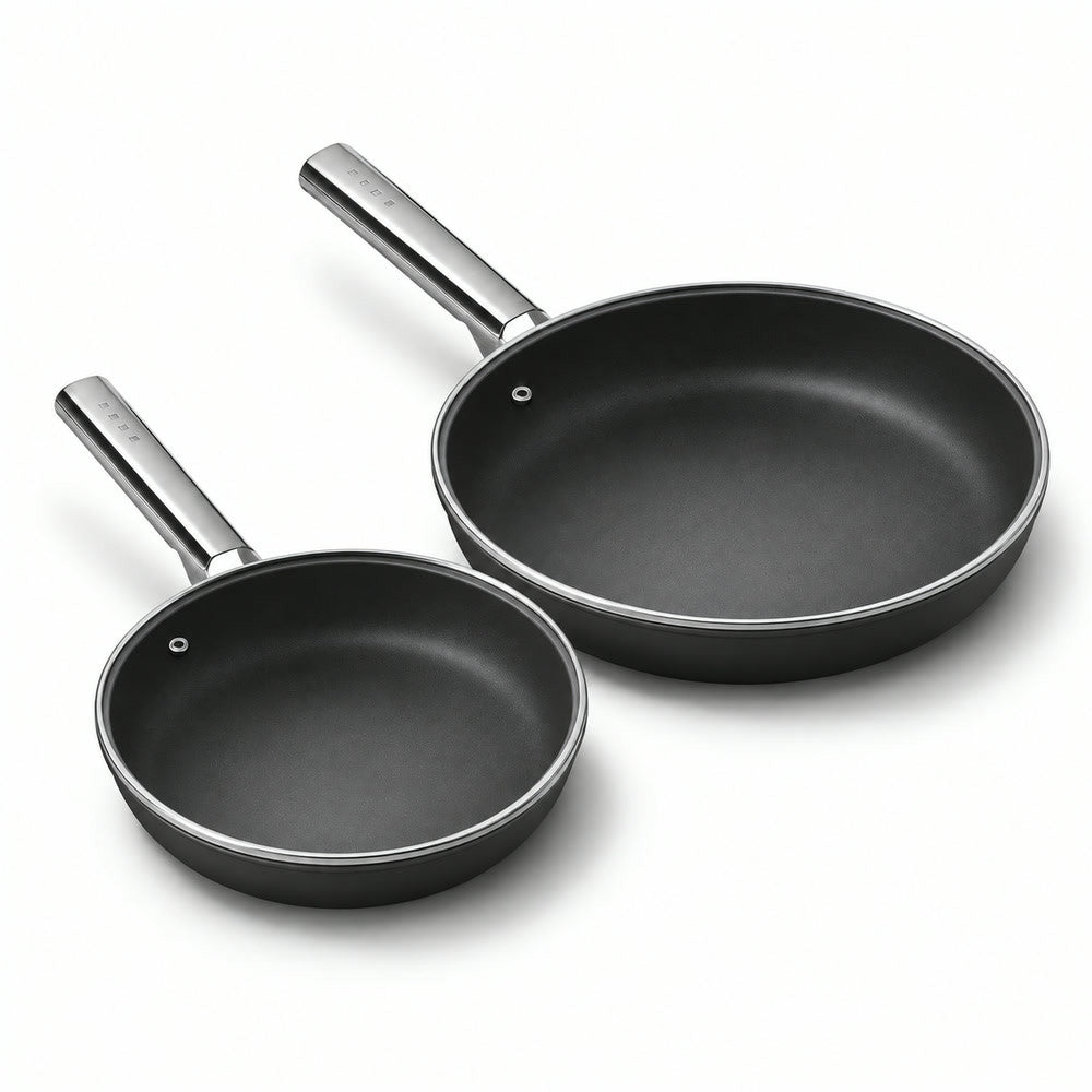 20-28 cm - Cookware Set Lage Koekenpannen van Aluminium met Keramische Coating - Set van 2