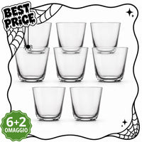 NUDE Savage Water Glasses 26 cl - Buy 6, Get 2 Free