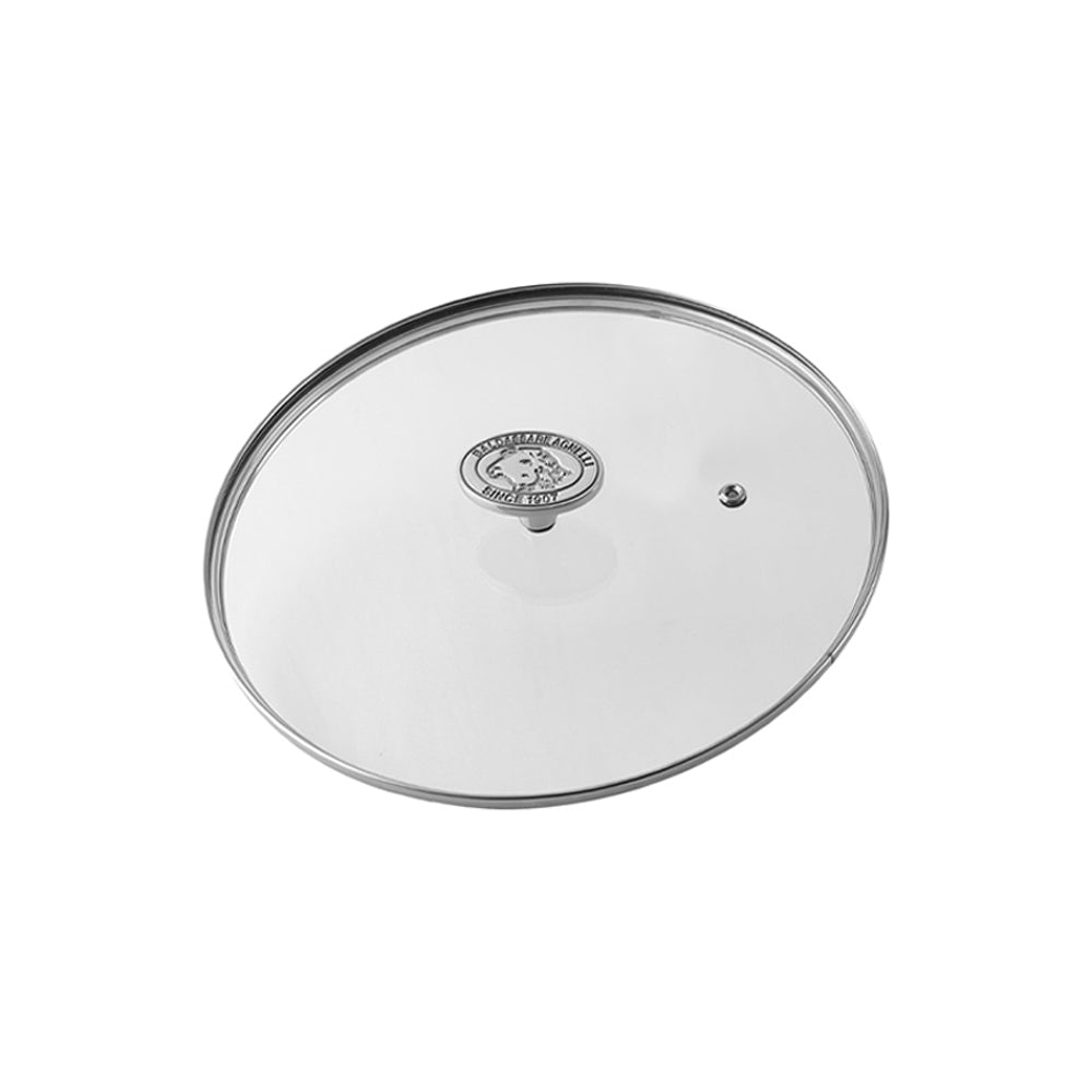 Agnelli 1907 5mm Coperchio In Vetro Con Pomolo In Acciaio