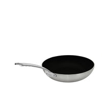 Agnelli Induction Chef 2-Ply Padella Alta Svasata Antiaderente SharkSkin In Alluminio Con Manico Inox
