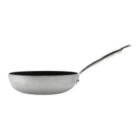 Agnelli Induction Chef 2-Ply Padella Alta Svasata Antiaderente SharkSkin In Alluminio Con Manico Inox