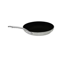 Agnelli Induction Chef 2-Ply Padella Bassa Svasata Antiaderente SharkSkin In Alluminio Con Manico Inox