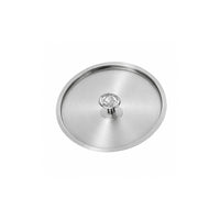 Alu-Inox 3-Ply Coperchio In Acciaio Inox con Pomolo