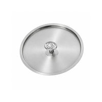 Alu-Inox 3-Ply Coperchio In Acciaio Inox con Pomolo