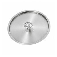 Alu-Inox 3-Ply Coperchio In Acciaio Inox con Pomolo