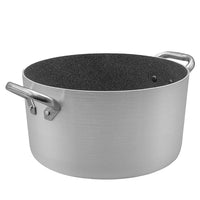 Agnelli SharkSkin Casseruola Alta In Alluminio Antiaderente Con 2 Maniglie Acciaio Inox