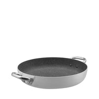 Agnelli SharkSkin Tegame Basso In Alluminio Antiaderente Con 2 Maniglie Acciaio Inox