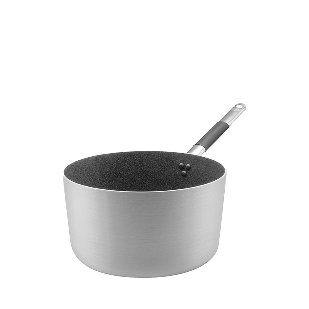 Agnelli SharkSkin Casseruola Alta In Alluminio Antiaderente Con Manico In Acciaio Inox Cool