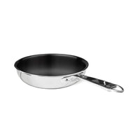Agnelli Non-Stick Alu-Inox Padella Alta Svasata Antiaderente In Alluminio Con Manico Inox