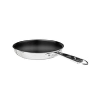 Agnelli Non-Stick Alu-Inox Padella Bassa Con Antiaderente Sharkskin In Alluminio Con Manico Inox