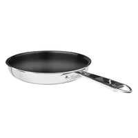 Agnelli Non-Stick Alu-Inox Padella Bassa Con Antiaderente Sharkskin In Alluminio Con Manico Inox