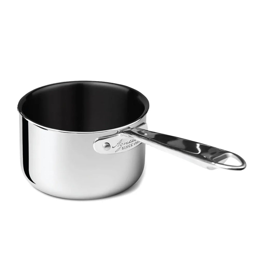 Agnelli Non-Stick Alu-Inox Casseruola Alta Antiaderente In Alluminio Con Manico Inox