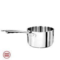 Agnelli Alu-Inox 5-Ply Casseruola Alta Con Manico 1907 In Alu-Inox