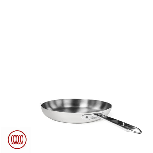 Agnelli Alu-Inox 5-Ply Padella Bassa Con Manico 1907 In Alu-Inox