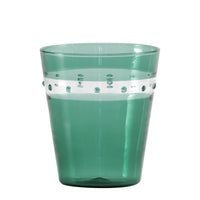 30 cl - Zafferano A Pallini Bicchiere Acqua Tumbler Fatto A Mano In Vetro Borosilicato - Set 4 Pz