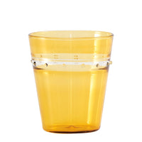 30 cl - Zafferano A Pallini Bicchiere Acqua Tumbler Fatto A Mano In Vetro Borosilicato - Set 4 Pz