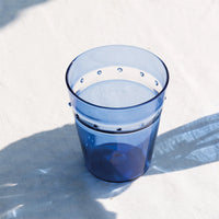 30 cl - Zafferano A Pallini Bicchiere Acqua Tumbler Fatto A Mano In Vetro Borosilicato - Set 4 Pz