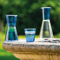 30 cl - Zafferano A Pallini Bicchiere Acqua Tumbler Fatto A Mano In Vetro Borosilicato - Set 4 Pz