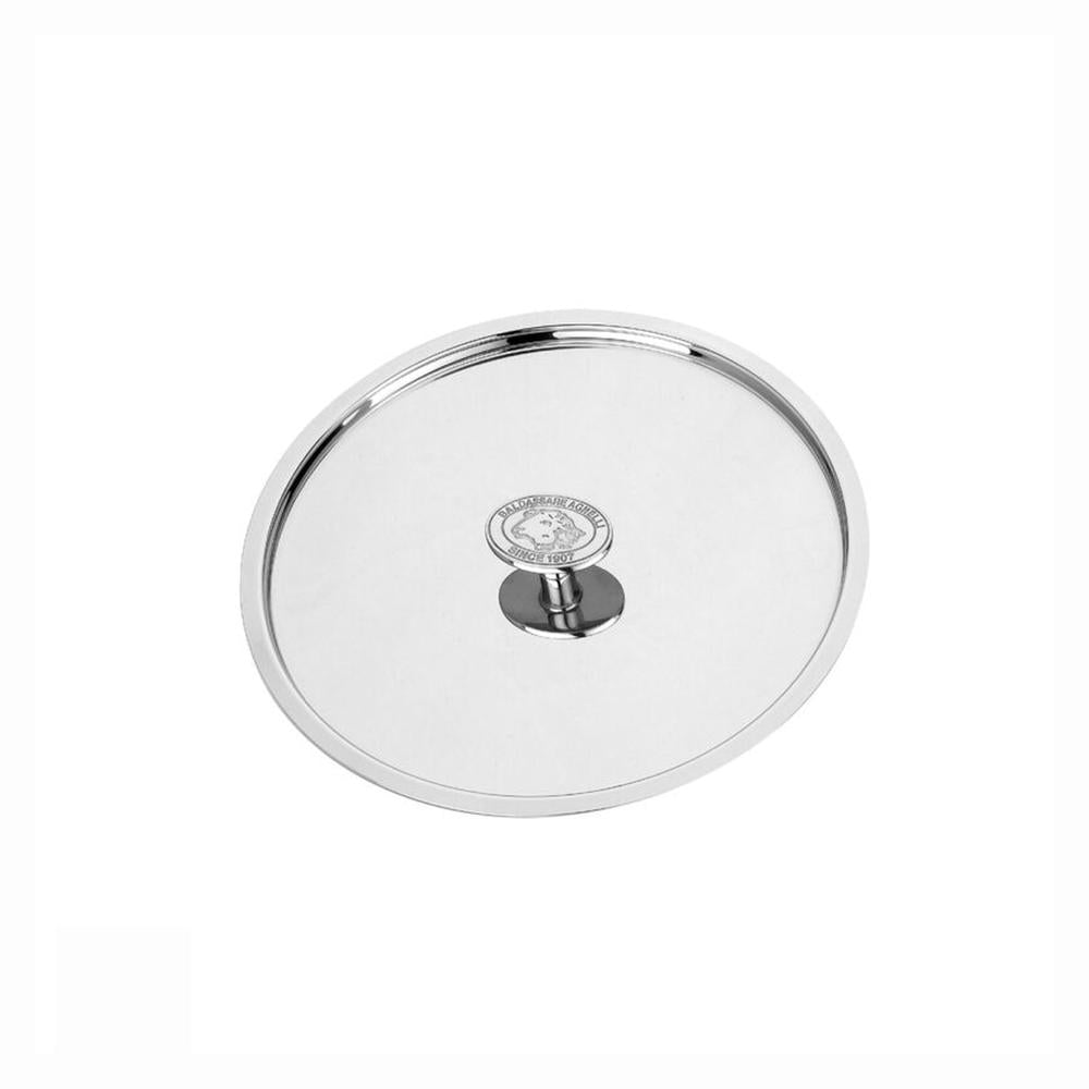 Agnelli Alu-Inox 3-Ply Coperchio In Alluminio con Pomolo in Acciaio Inox