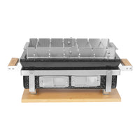 Agnelli Hibachi  BBPro Barbecue da Tavolo Compatto Rettangolare