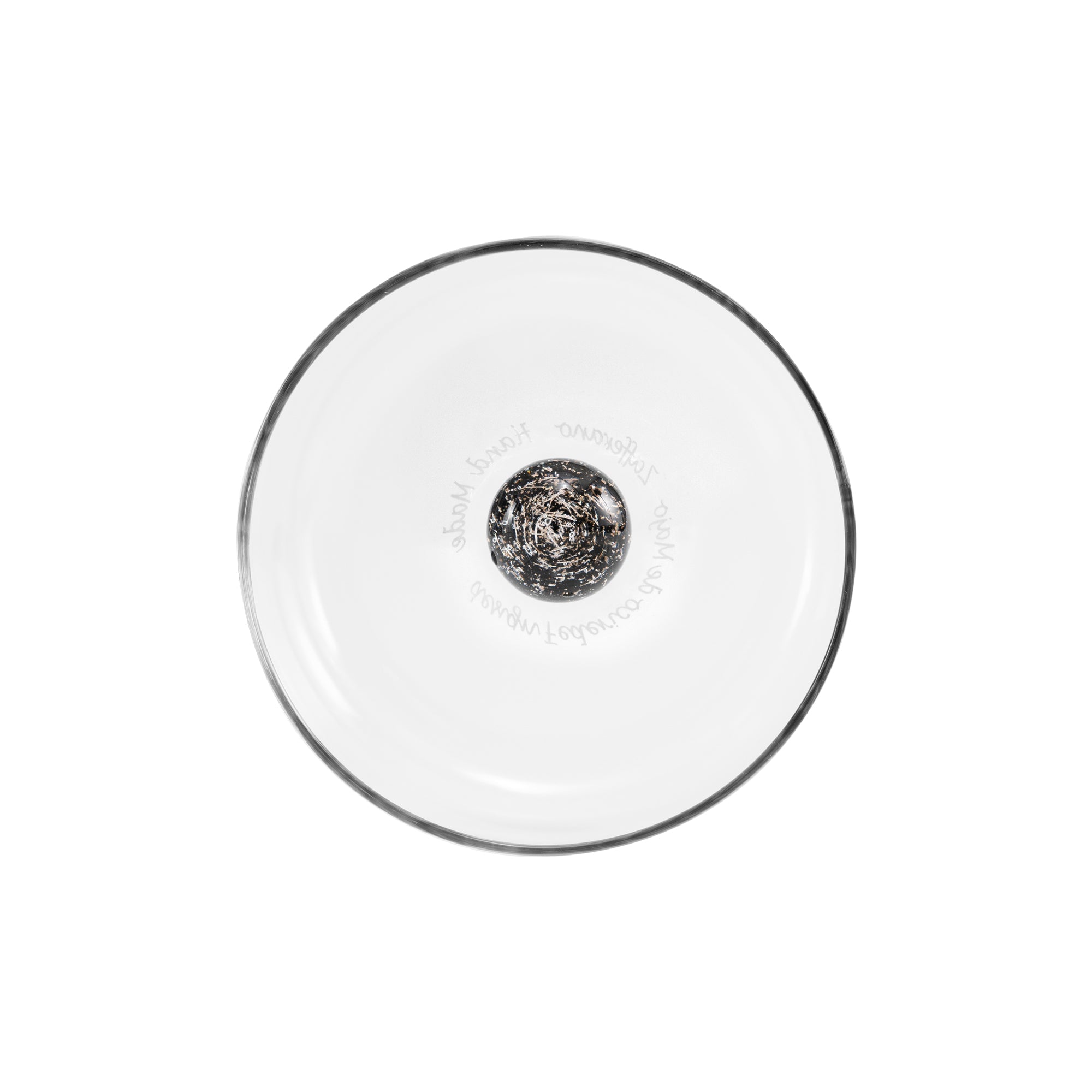 44 cl - Zafferano Bilia Caleido Bicchiere Acqua Fatto a Mano In Vetro Borosilicato Set 4 Pz