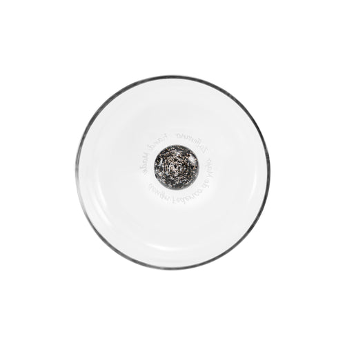 44 cl - Zafferano Bilia Caleido Bicchiere Acqua Fatto a Mano In Vetro Borosilicato Set 4 Pz