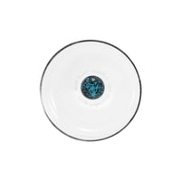 44 cl - Zafferano Bilia Caleido Bicchiere Acqua Fatto a Mano In Vetro Borosilicato Set 4 Pz