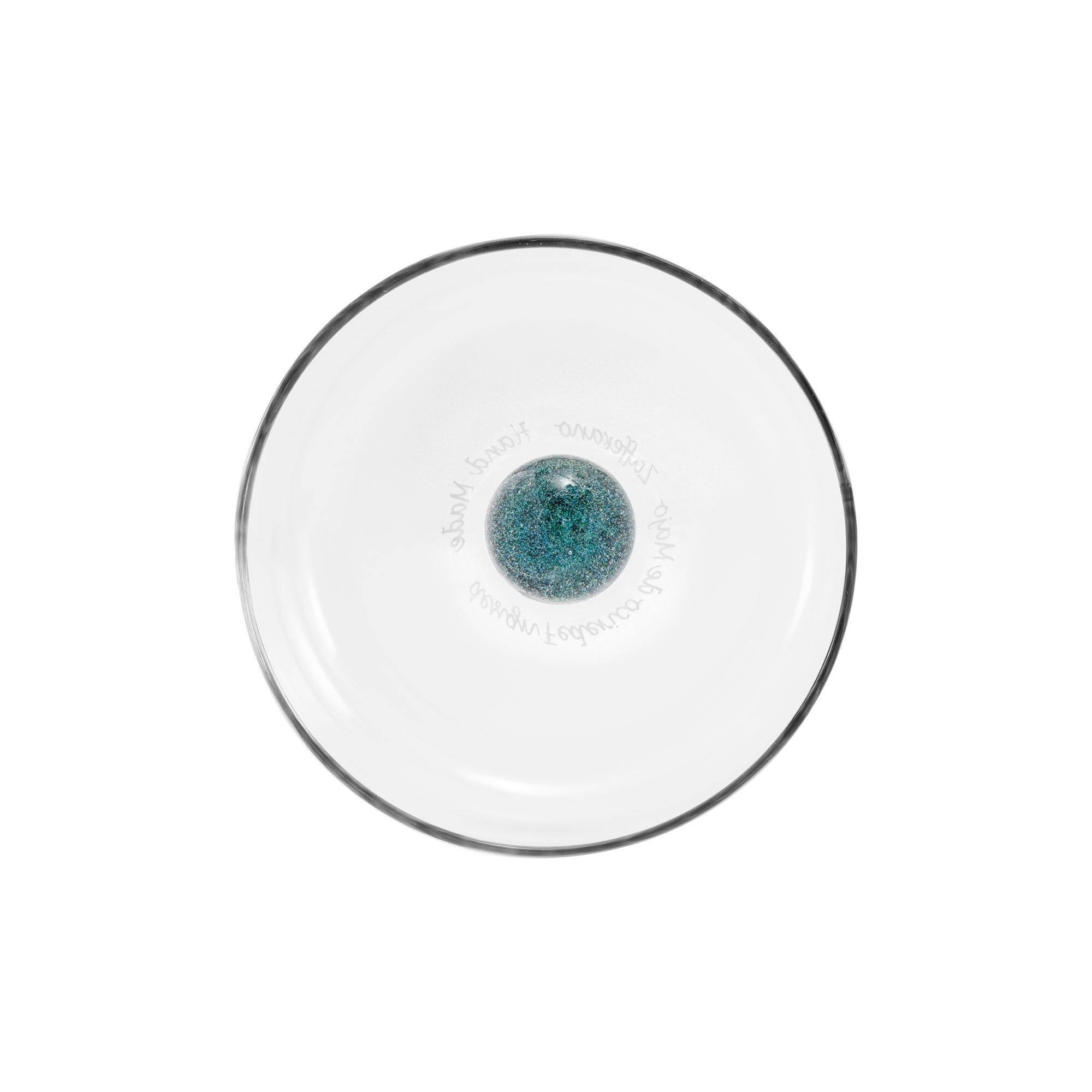 44 cl - Zafferano Bilia Caleido Bicchiere Acqua Fatto a Mano In Vetro Borosilicato Set 4 Pz