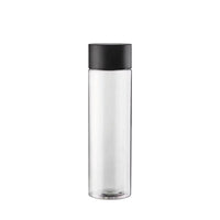 50 - Kefass Cylindrical Glass Water Bottle with Screw Cap - Set of 6
