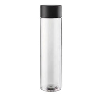 75 cl - Kefass Cylindrical Glass Water Bottle with Screw Cap - Set of 6