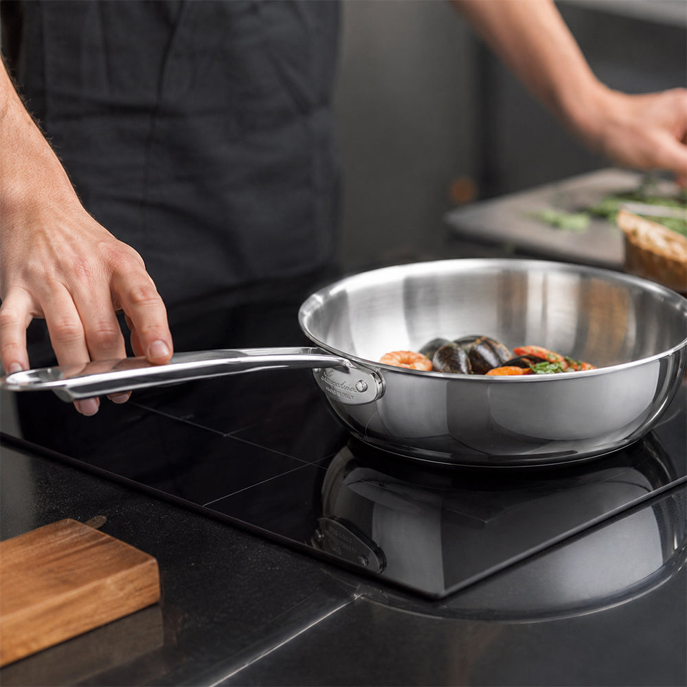 Pentole Agnelli Alu-Inox 3 Ply cookware compatible with induction