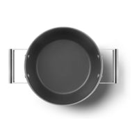 Smeg Cookware 50's Style Casseruola Alta Antiaderente Con Coperchio In Alluminio