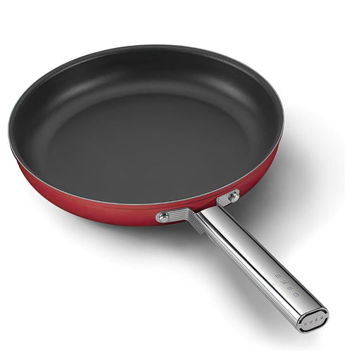 Smeg Cookware 50's Style Padella Bassa Antiaderente In Alluminio Con Manico In Acciaio Inox
