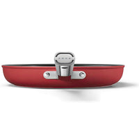 Smeg Cookware 50's Style Padella Bassa Antiaderente In Alluminio Con Manico In Acciaio Inox